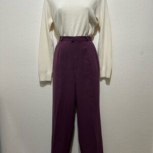 Vintage Purple Women's Trousers